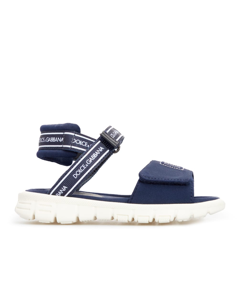 Детские сандалии Dolce&Gabbana Kids DL0068-AY233, синий цвет • Купить в интернет-магазине Kameron