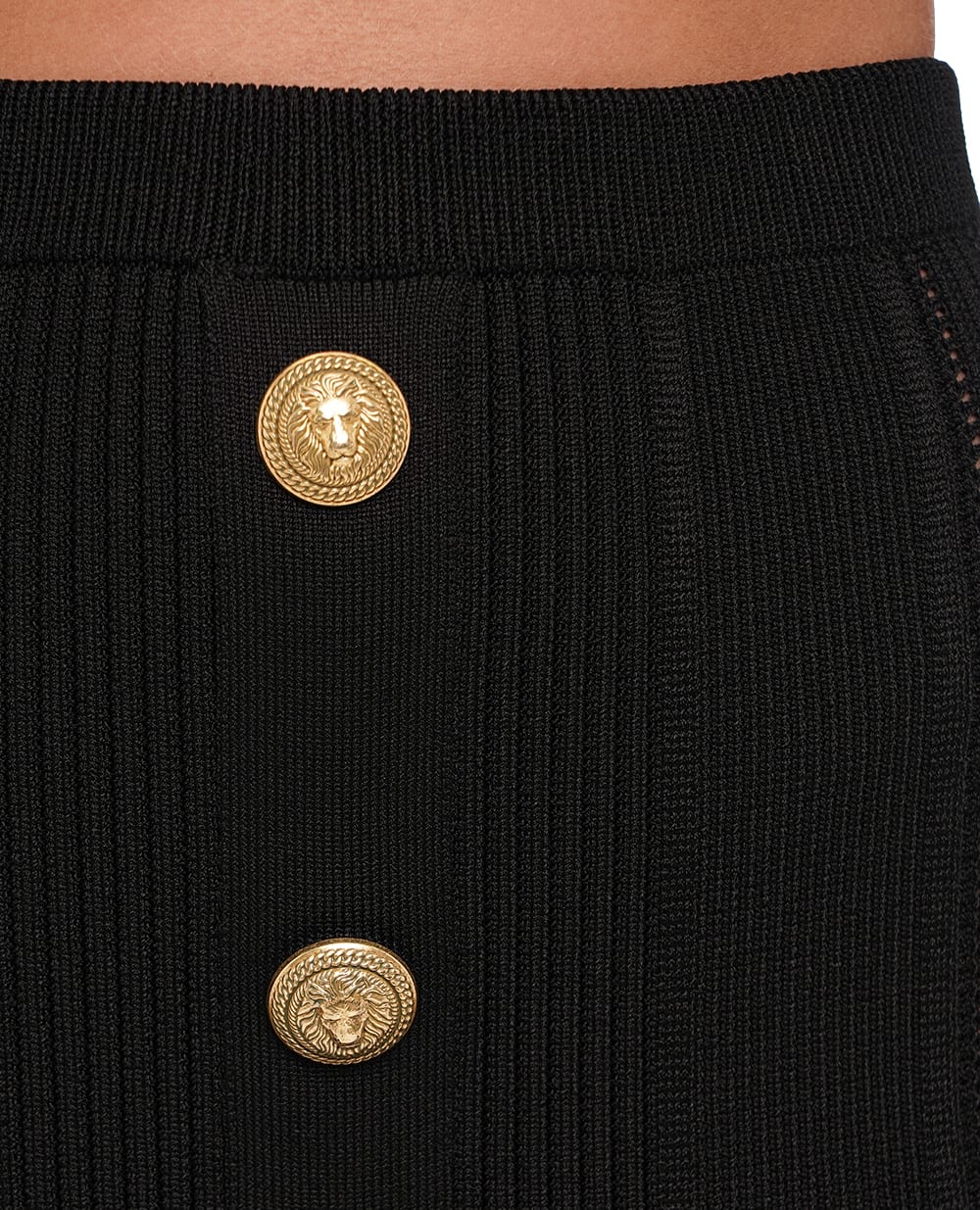 Спідниця Balmain CF1LD043KF24, чорний колір • Купити в інтернет-магазині Kameron