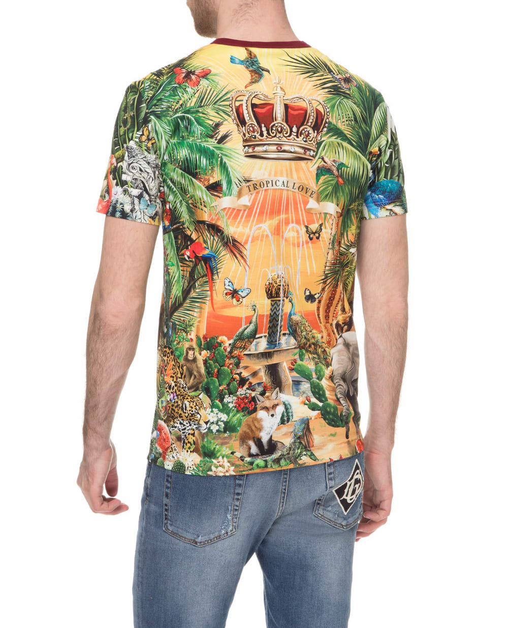 Футболка Dolce&Gabbana G8KBAT-HH7YP, разноцветный цвет • Купить в интернет-магазине Kameron