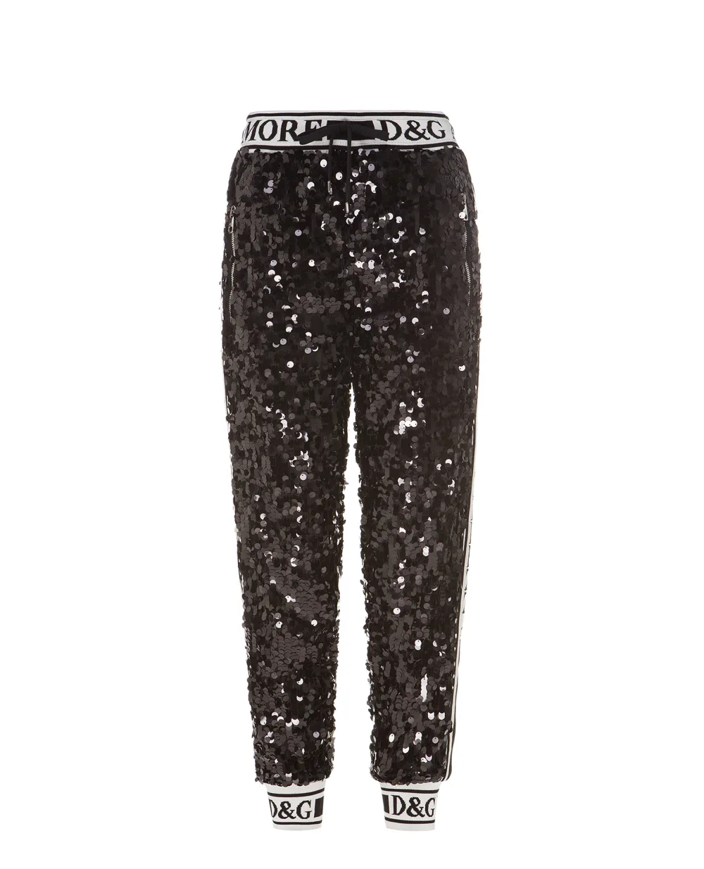 Джоггеры Dolce&Gabbana FTBBIT-FLSA8, черный цвет • Купить в интернет-магазине Kameron