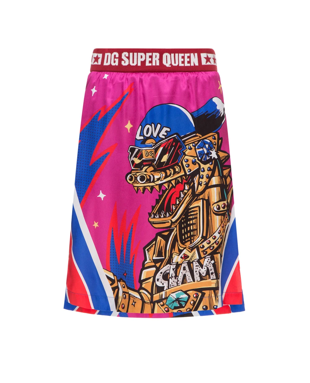 Юбка Dolce&Gabbana F4BLAT-G7SFN, малиновый цвет • Купить в интернет-магазине Kameron