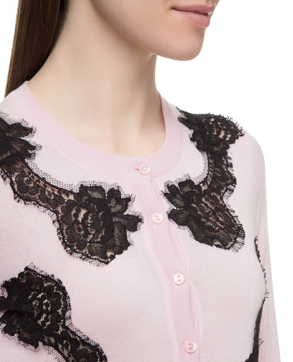 Кашеміровий кардиган Dolce&Gabbana FQC09K-F78AI, рожевий колір • Купити в інтернет-магазині Kameron