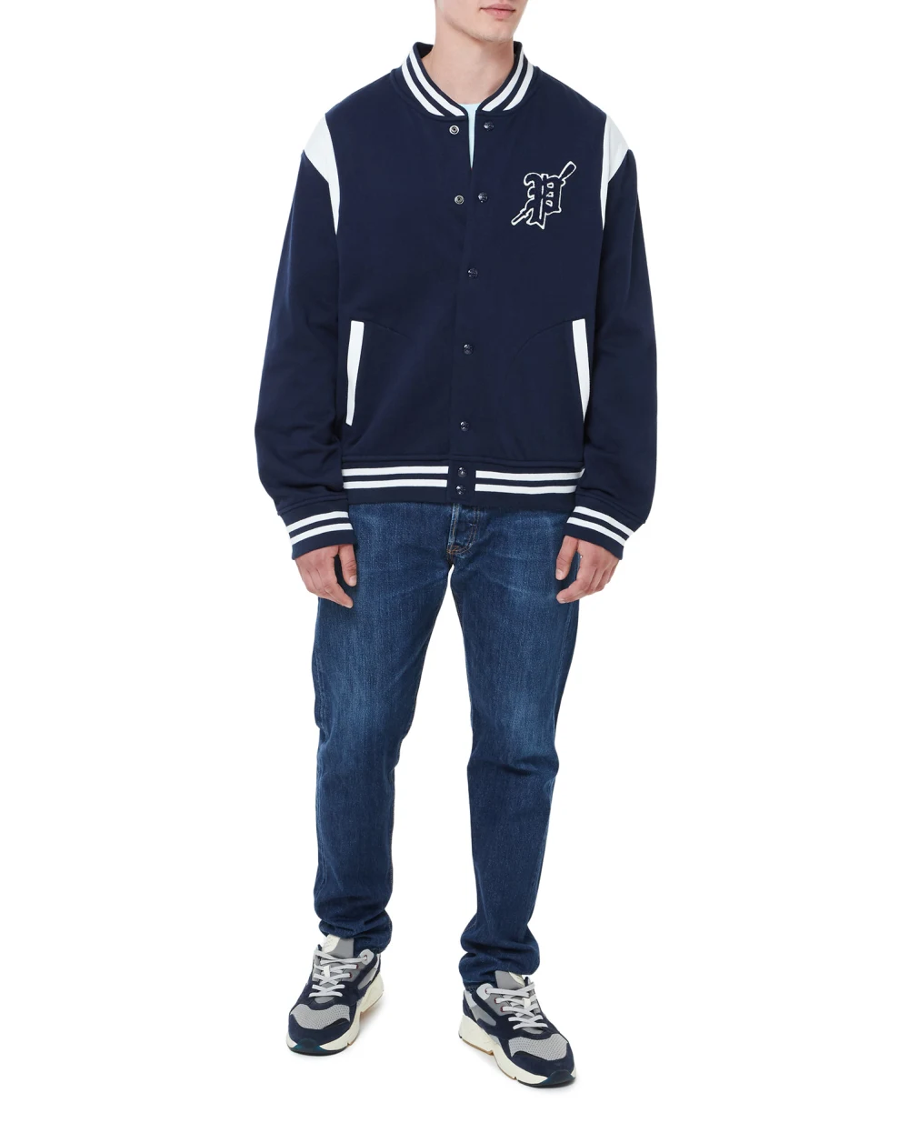 Бомбер Polo Ralph Lauren 710900585001, темно-синий цвет • Купить в интернет-магазине Kameron