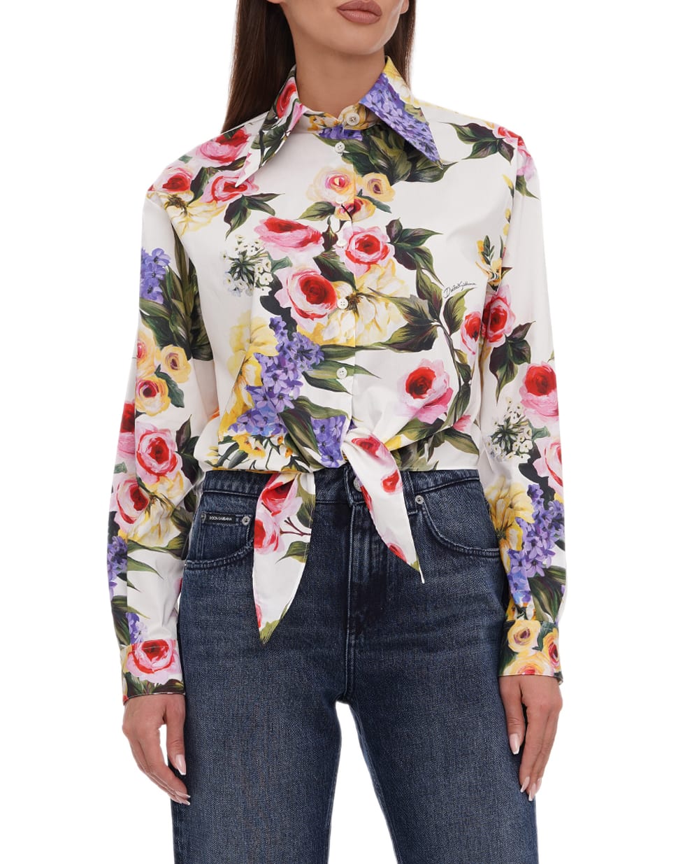 Сорочка Dolce&Gabbana F5R73T-HS5Q1, різнокольоровий колір • Купити в інтернет-магазині Kameron