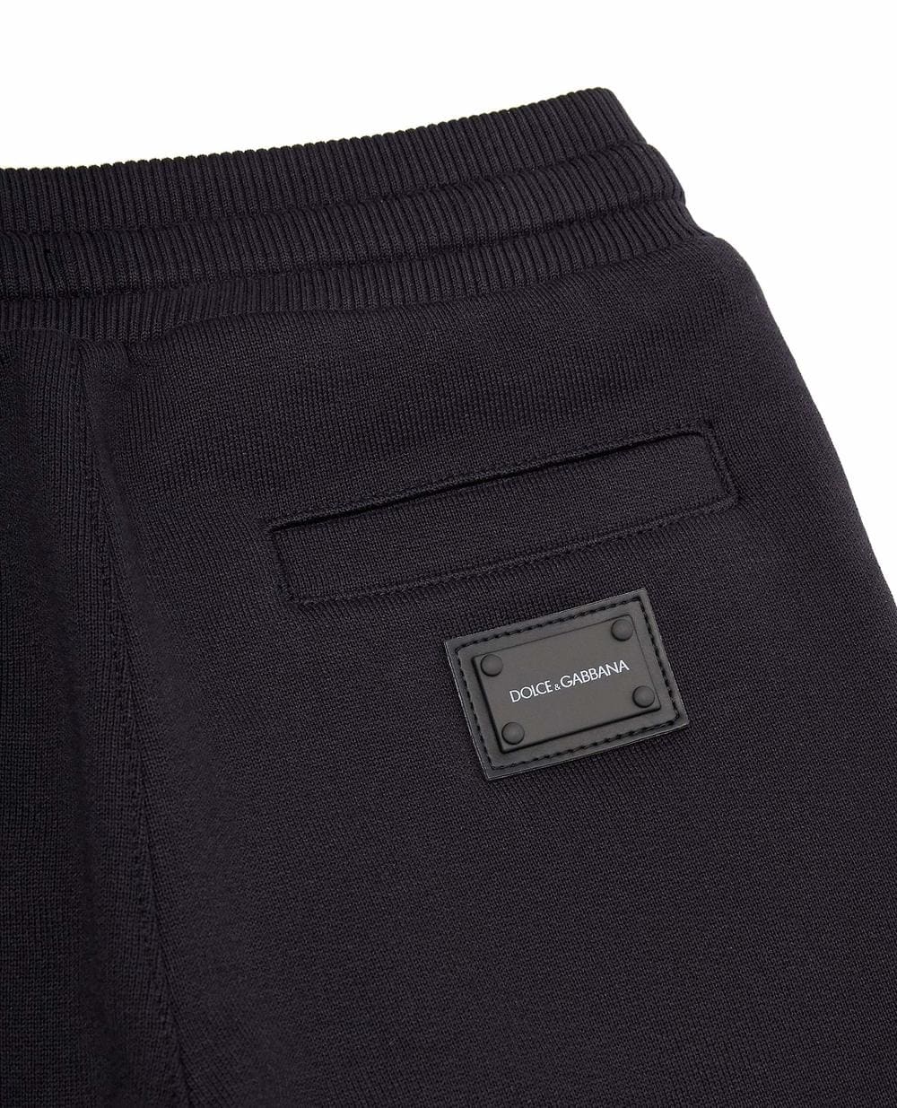 Детские спортивные брюки (костюм) Dolce&Gabbana Kids L4JPT0-G7OLJ-B, темно-синий цвет • Купить в интернет-магазине Kameron