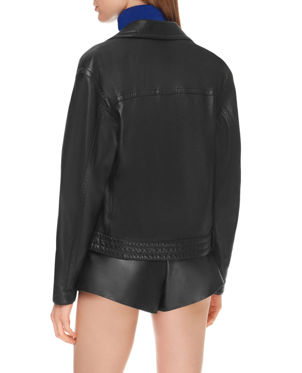 Кожаная куртка Saint Laurent 644265-YC2OC, черный цвет • Купить в интернет-магазине Kameron
