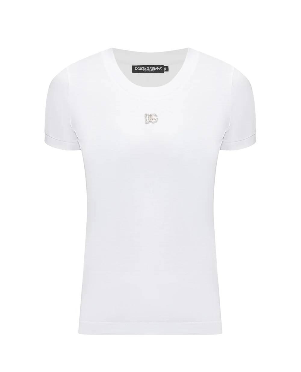 Футболка Dolce&Gabbana F8T00Z-G7B3U, белый цвет • Купить в интернет-магазине Kameron