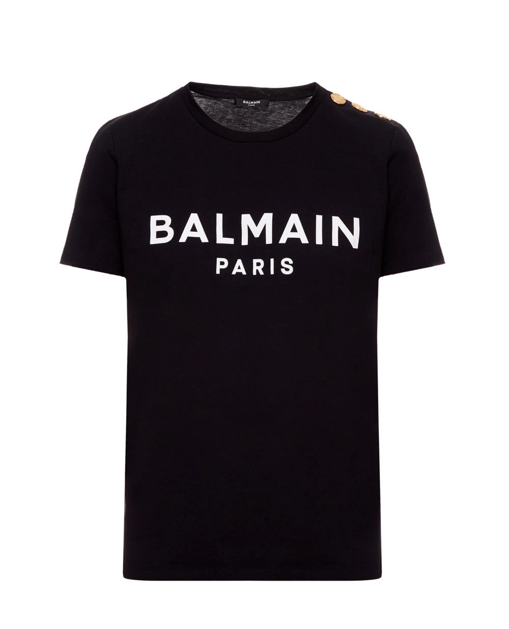Футболка Balmain XF1EF005BB02, черный цвет • Купить в интернет-магазине Kameron