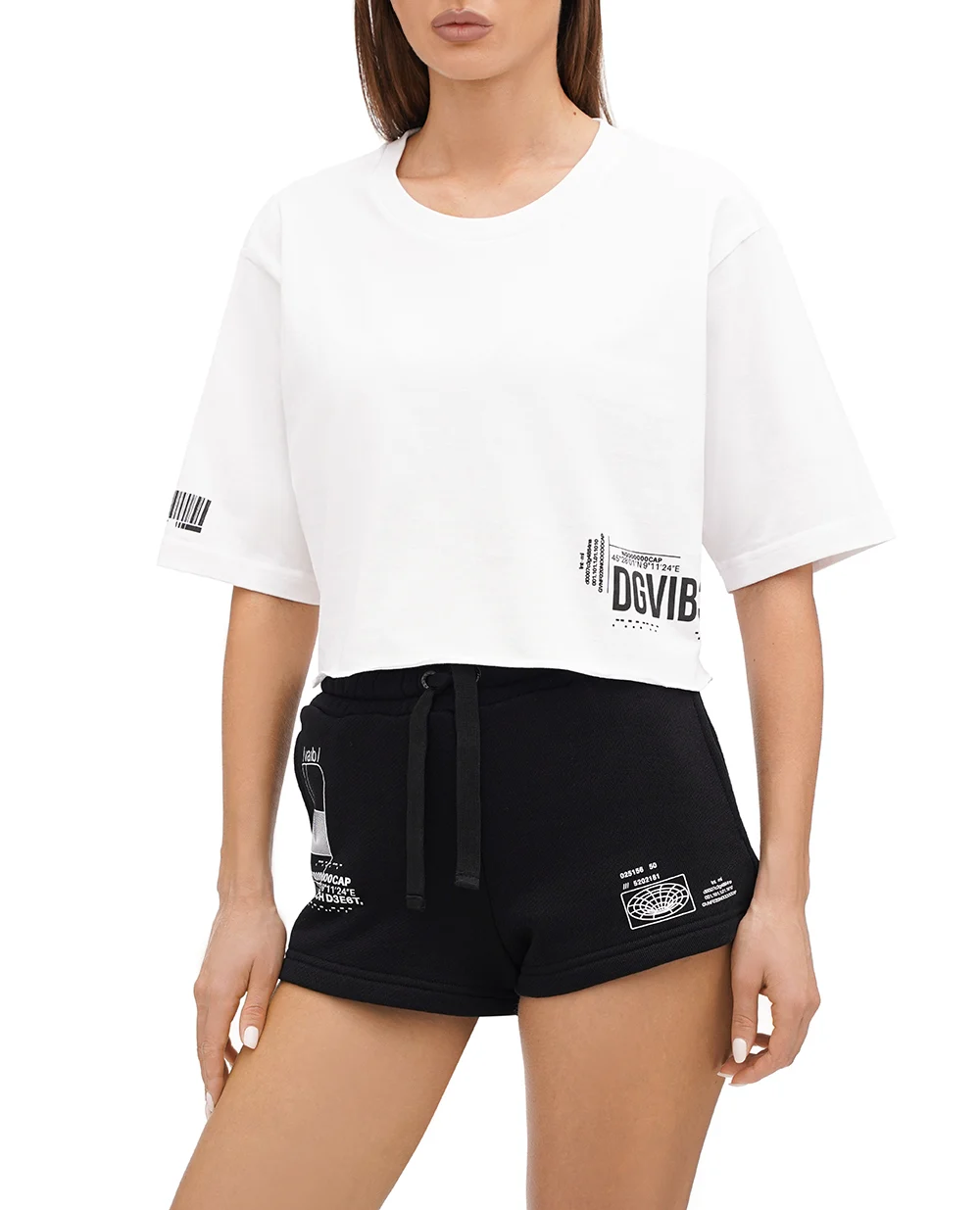 Футболка DGVIB3 Dolce&Gabbana F8U84T-G7L2P, белый цвет • Купить в интернет-магазине Kameron