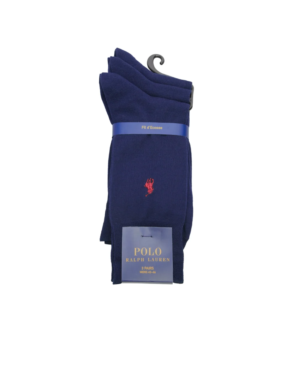 Шкарпетки (3 пари) Polo Ralph Lauren 449653635004, темно-синій колір • Купити в інтернет-магазині Kameron