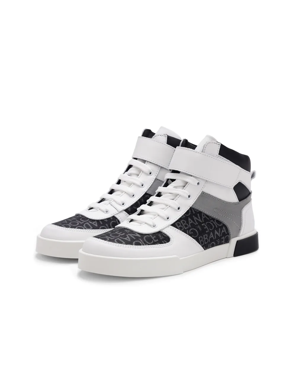 Детские кроссовки Dolce&Gabbana Kids DA5124-AM185-M, белый цвет • Купить в интернет-магазине Kameron