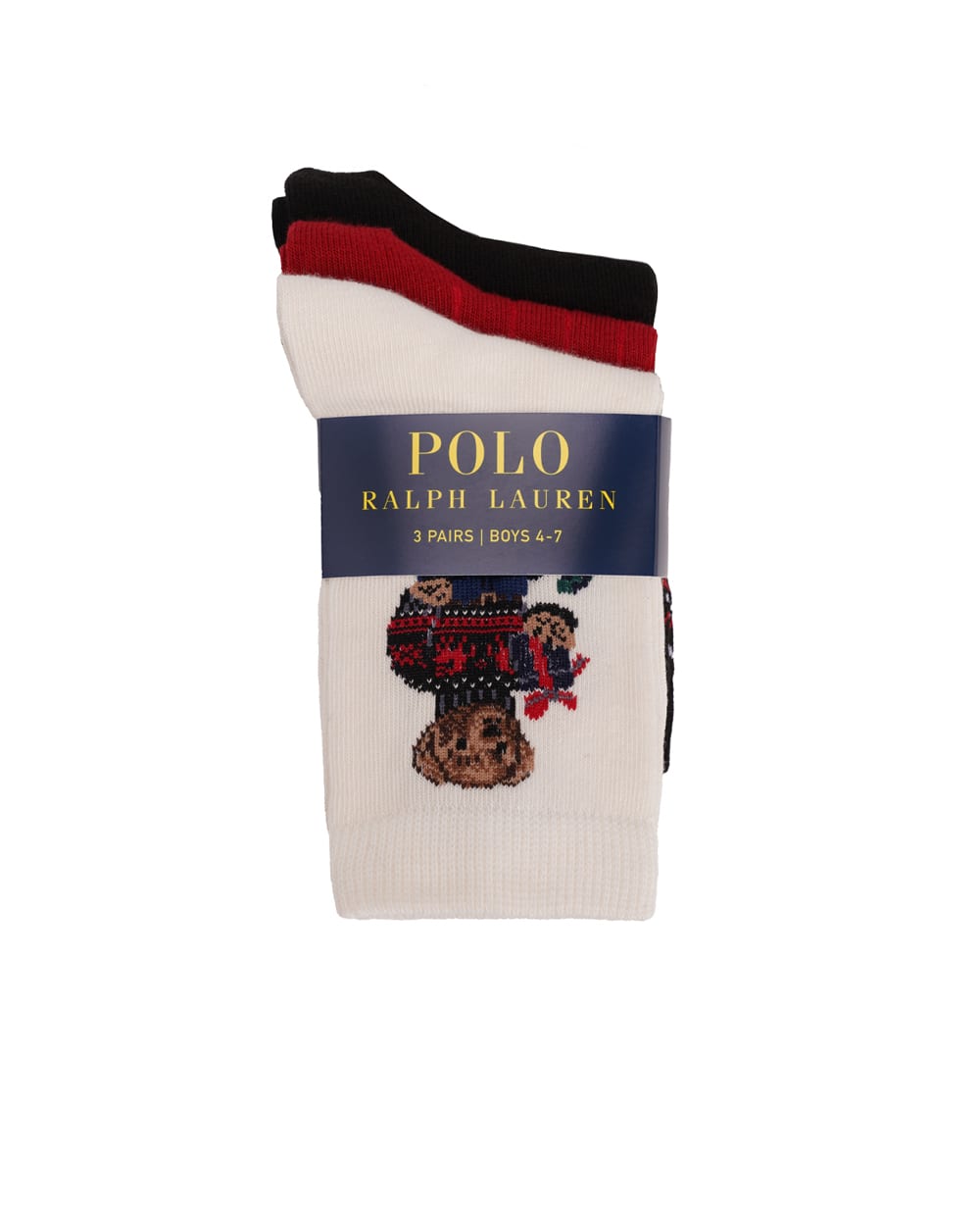 Дитячі шкарпетки Polo Bear (3 пари) Polo Ralph Lauren Kids 443927572001, різнокольоровий колір • Купити в інтернет-магазині Kameron
