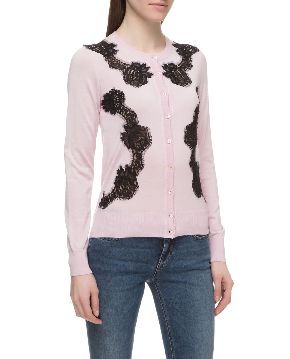 Кашеміровий кардиган Dolce&Gabbana FQC09K-F78AI, рожевий колір • Купити в інтернет-магазині Kameron