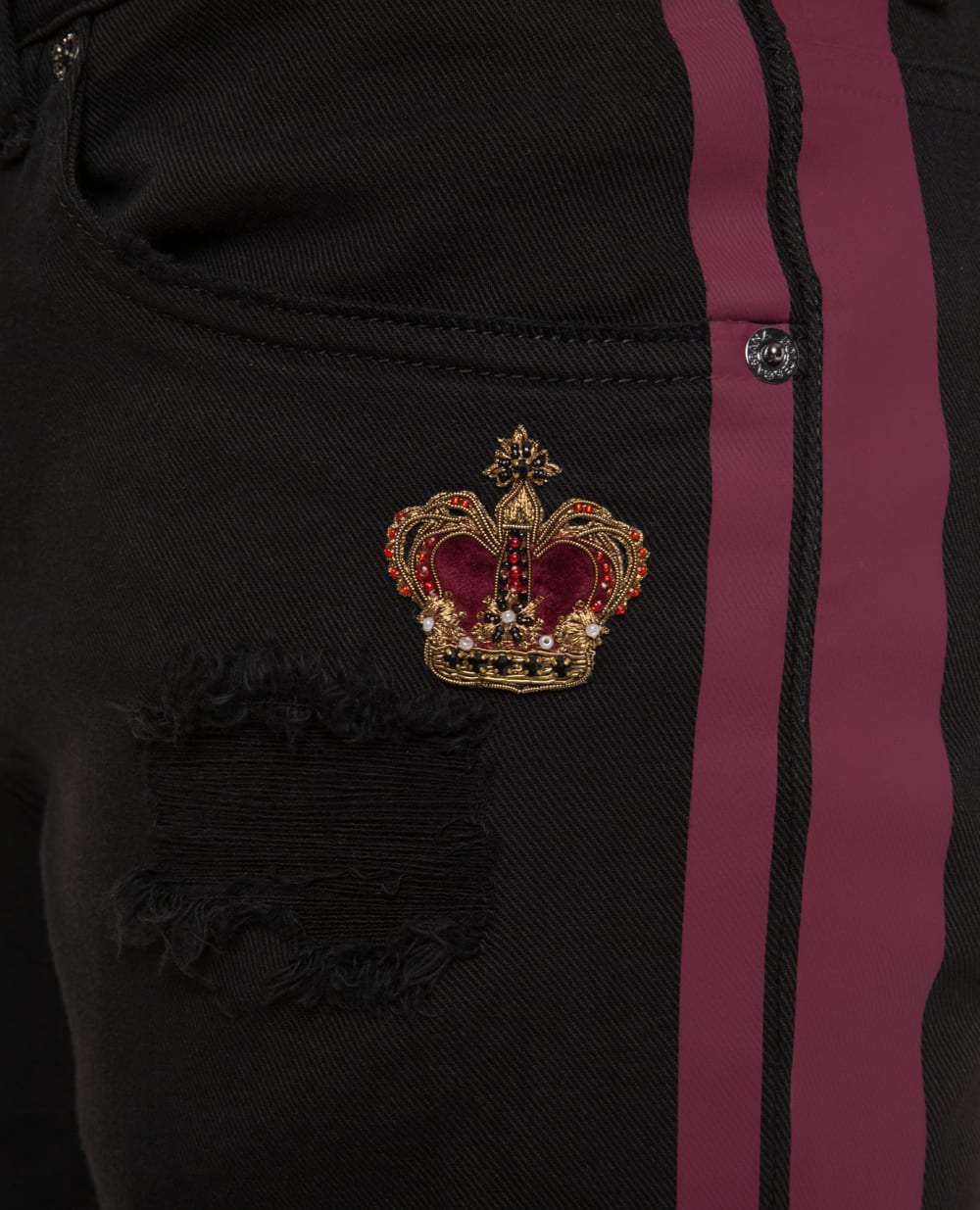 Джинсы Skinny Dolce&Gabbana GYC4LZ-G8BV7, черный цвет • Купить в интернет-магазине Kameron