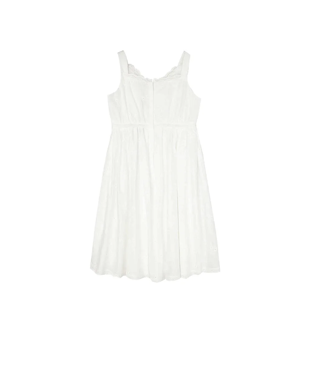 Детский сарафан Dolce&Gabbana Kids L53DB4-HLM6Q-S, белый цвет • Купить в интернет-магазине Kameron