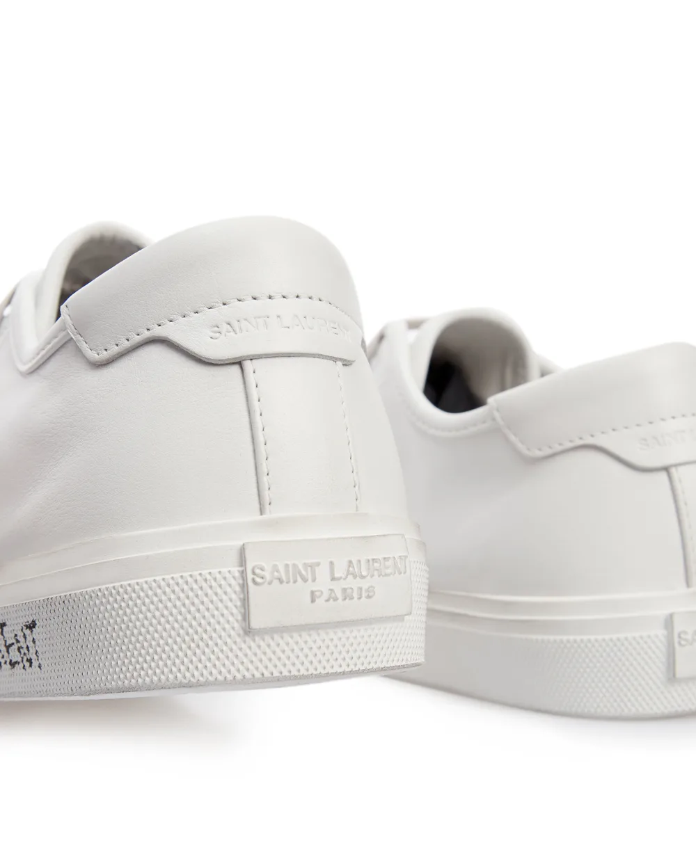 Шкіряні кеди Malibu Saint Laurent 649250-00NG0, білий колір • Купити в інтернет-магазині Kameron