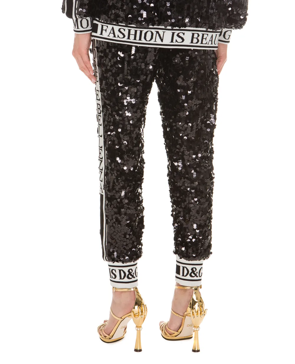 Джоггеры Dolce&Gabbana FTBBIT-FLSA8, черный цвет • Купить в интернет-магазине Kameron