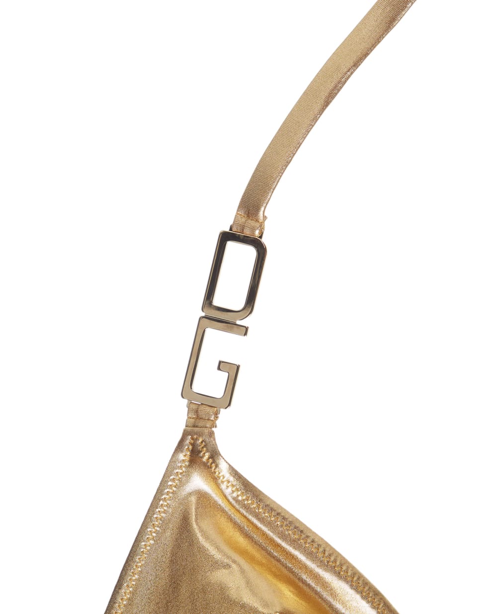 Купальник Dolce&Gabbana O8B37J-FUSOZ, золотий колір • Купити в інтернет-магазині Kameron