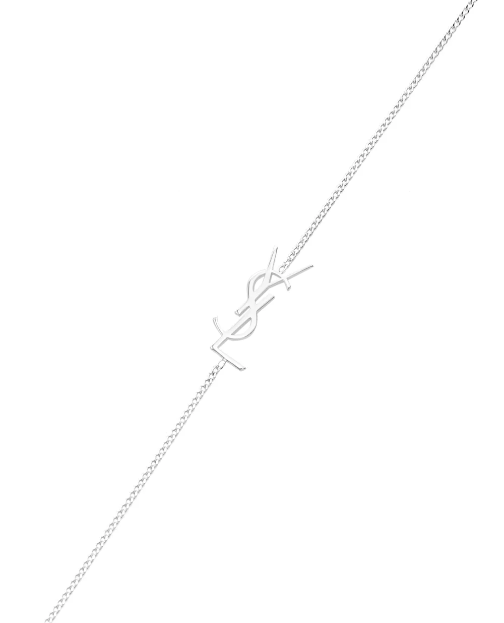 Браслет Charm Saint Laurent 635533-Y1500, серебряный цвет • Купить в интернет-магазине Kameron