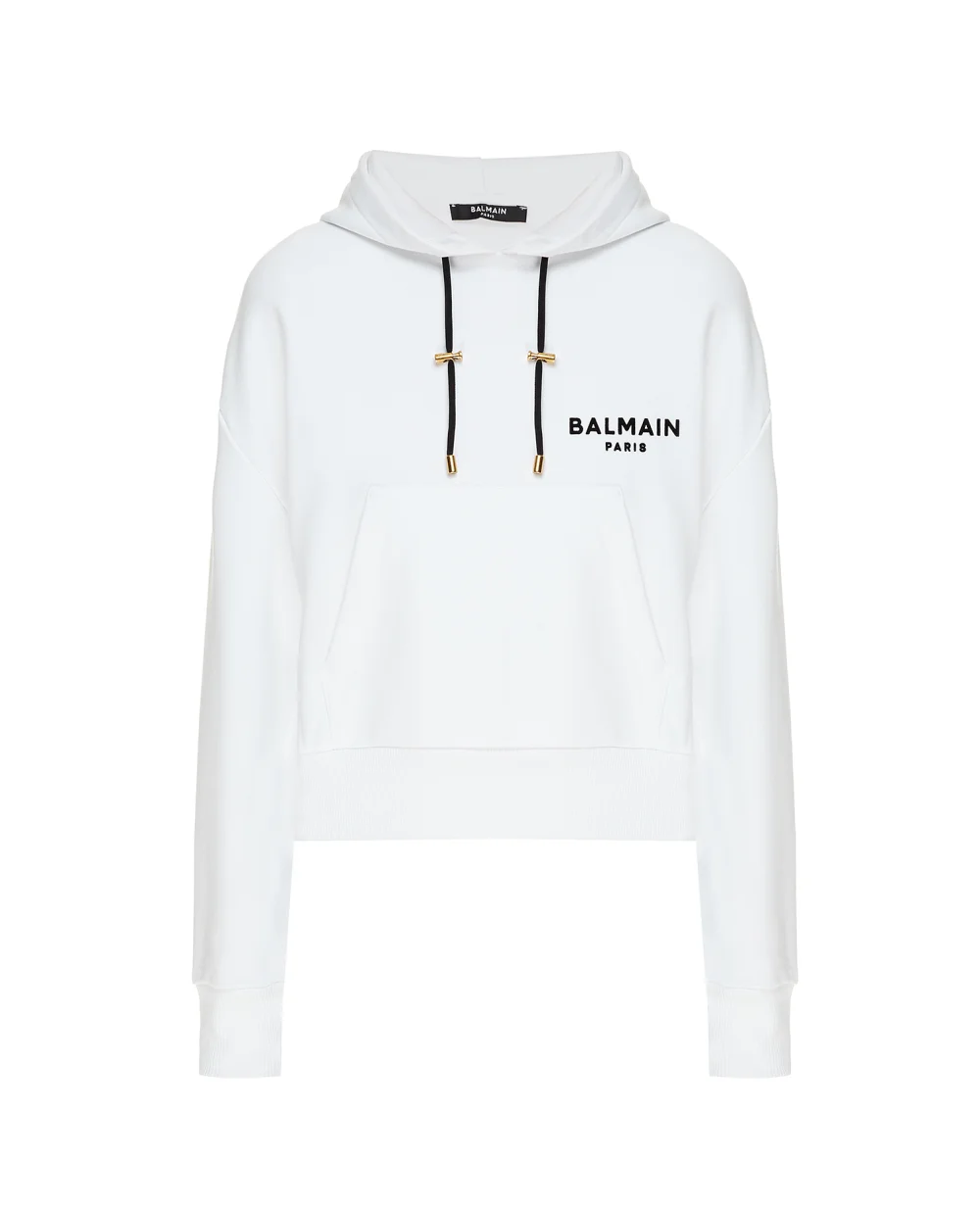 Худи Balmain UF13792I383, белый цвет • Купить в интернет-магазине Kameron