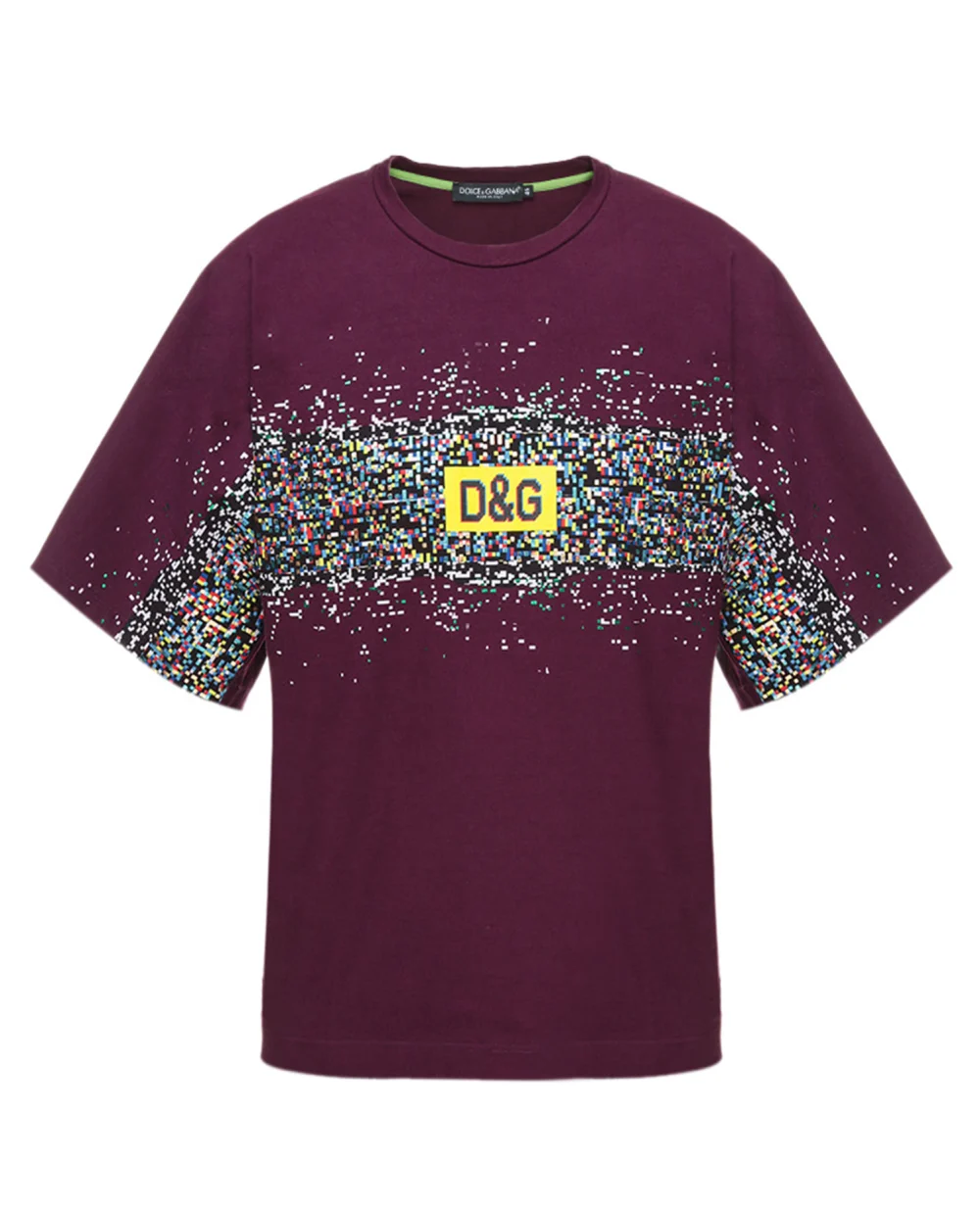 Футболка Dolce&Gabbana G8NR1T-HU7IL, фиолетовый цвет • Купить в интернет-магазине Kameron