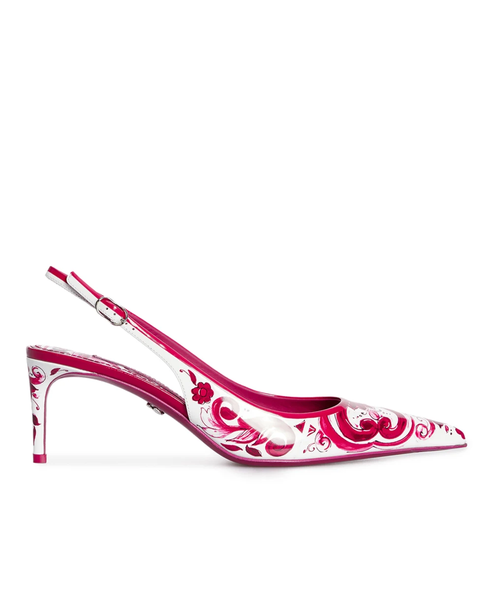 Кожаные слингбэки Sling Back Dolce&Gabbana CG0639-AI412, разноцветный цвет • Купить в интернет-магазине Kameron
