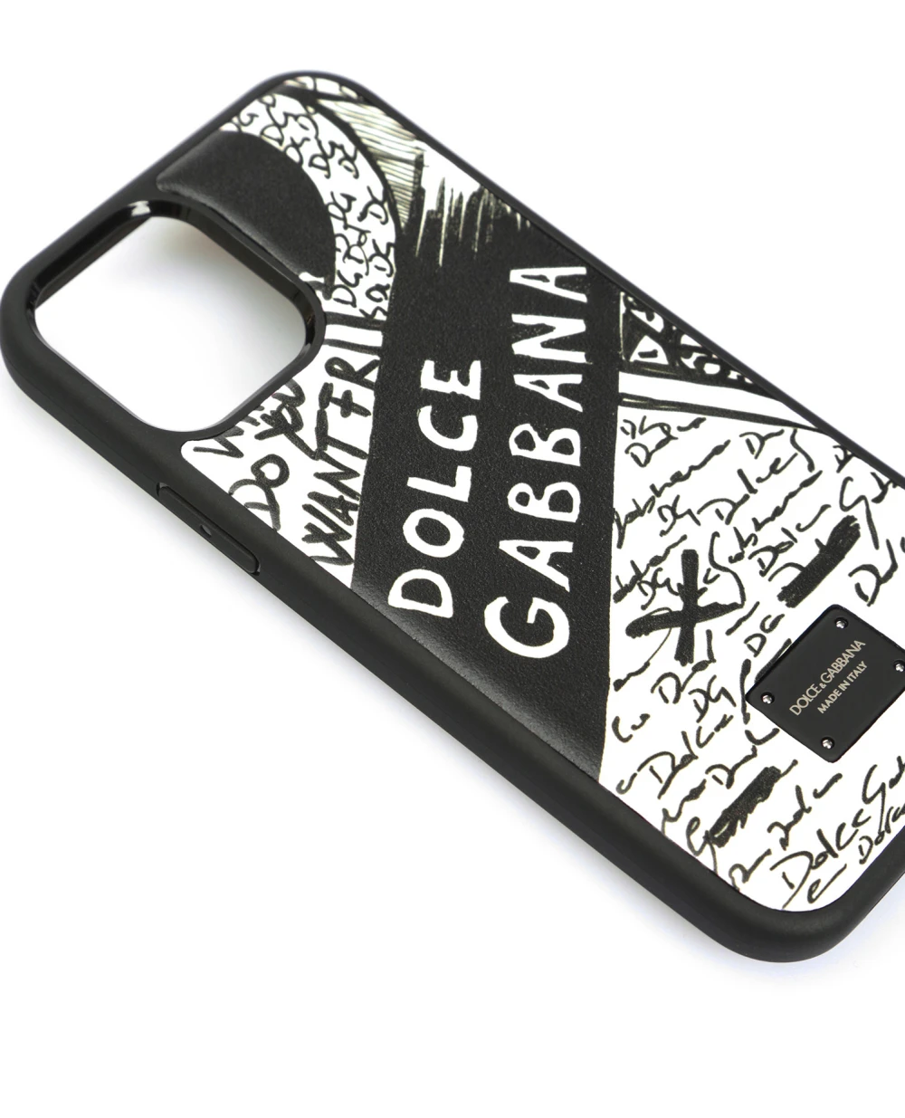 Кожаный чехол для iPhone 12 / 12 Pro Dolce&Gabbana BP2905-AQ276, разноцветный цвет • Купить в интернет-магазине Kameron