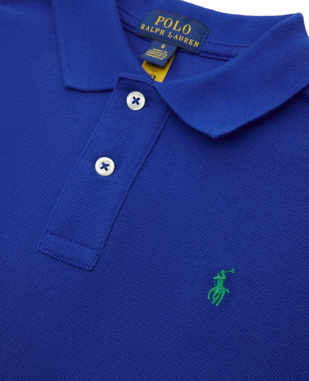 Детское поло Polo Ralph Lauren Kids 321703632147, синий цвет • Купить в интернет-магазине Kameron
