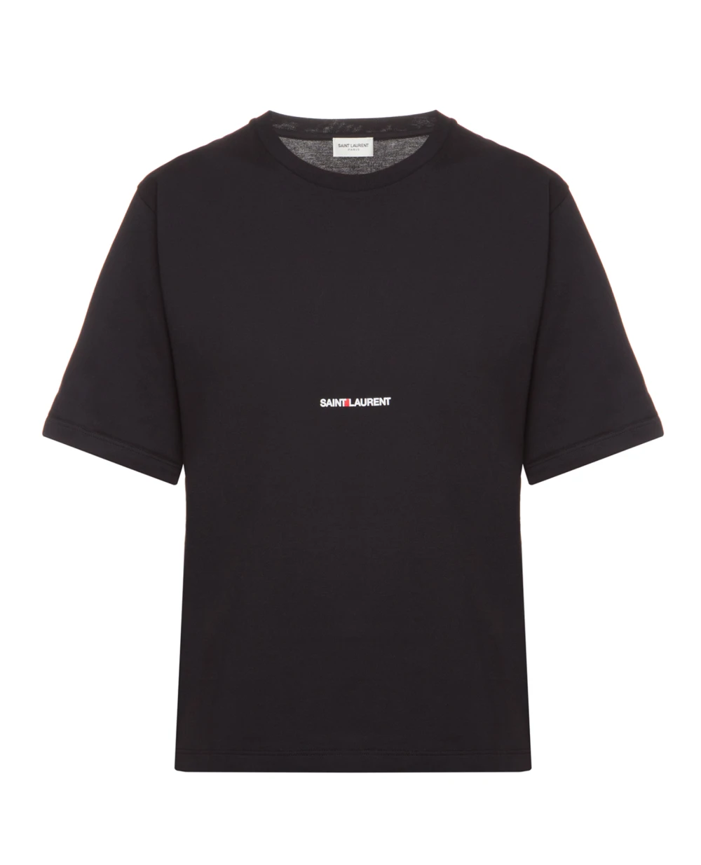 Футболка Saint Laurent 460876-YB2DQ, черный цвет • Купить в интернет-магазине Kameron