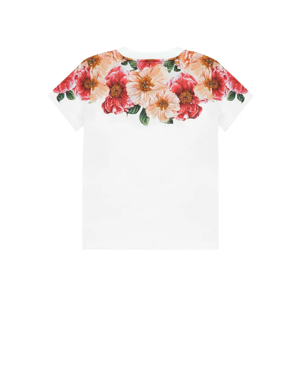 Дитяча футболка Dolce&Gabbana Kids L2JTAZ-G7WTM, білий колір • Купити в інтернет-магазині Kameron