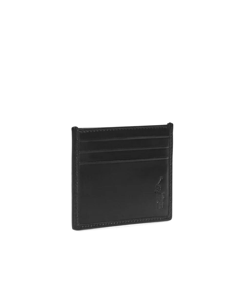 Кожаная визитница Polo Ralph Lauren 405845400001, черный цвет • Купить в интернет-магазине Kameron