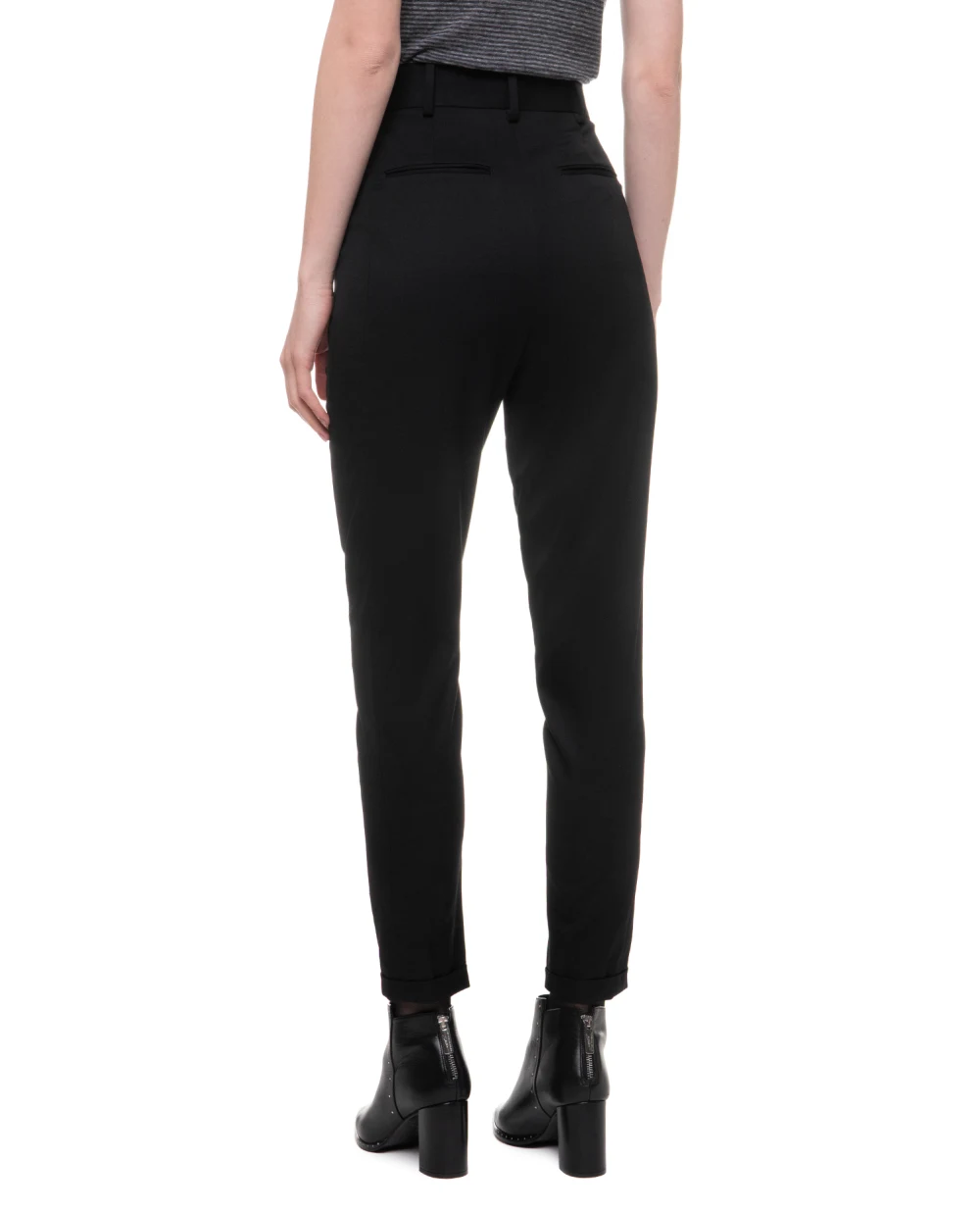 Шерстяные брюки Saint Laurent 576644-Y173Q, черный цвет • Купить в интернет-магазине Kameron