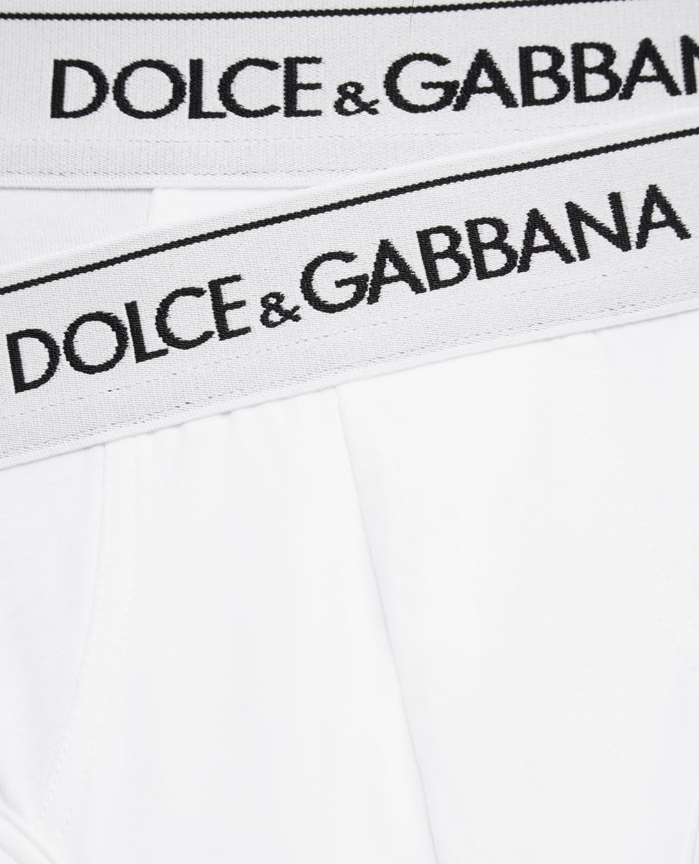 Слипы (2 шт) Dolce&Gabbana M9C03J-FUGIW, белый цвет • Купить в интернет-магазине Kameron