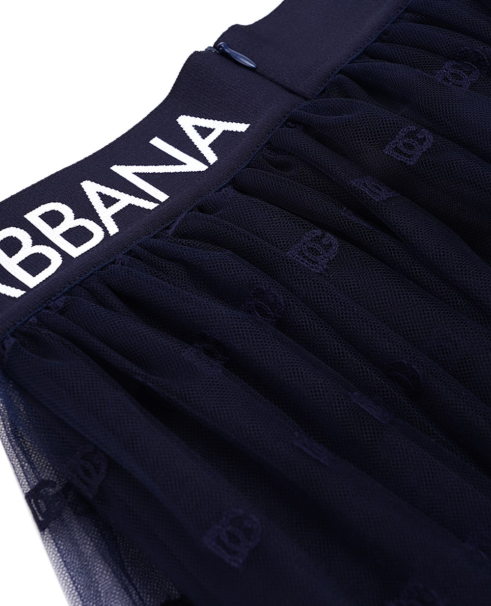 Дитяча спідниця Dolce&Gabbana Kids L54I61-HLM8T-B, темно-синій колір • Купити в інтернет-магазині Kameron