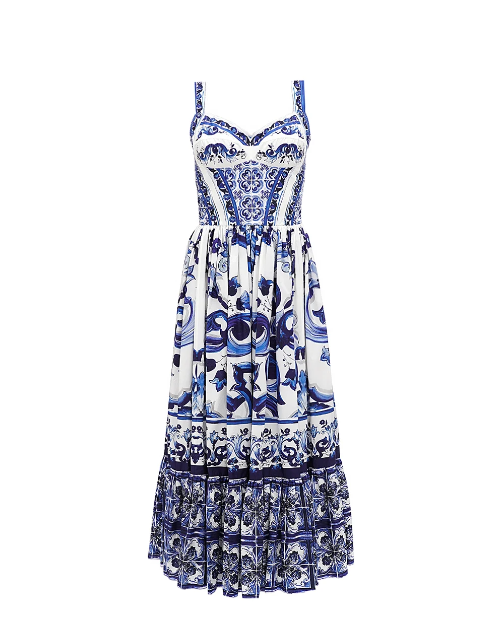 Сарафан Dolce&Gabbana F6AEIT-HH5A1, синий цвет • Купить в интернет-магазине Kameron