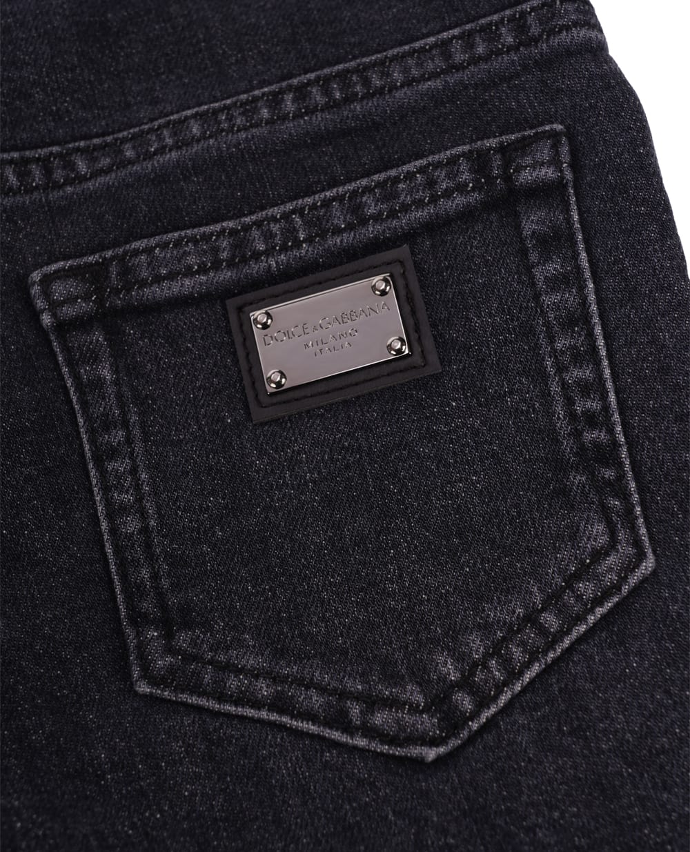 Детские джинсы Dolce&Gabbana Kids L52F76-LDC28-B, черный цвет • Купить в интернет-магазине Kameron