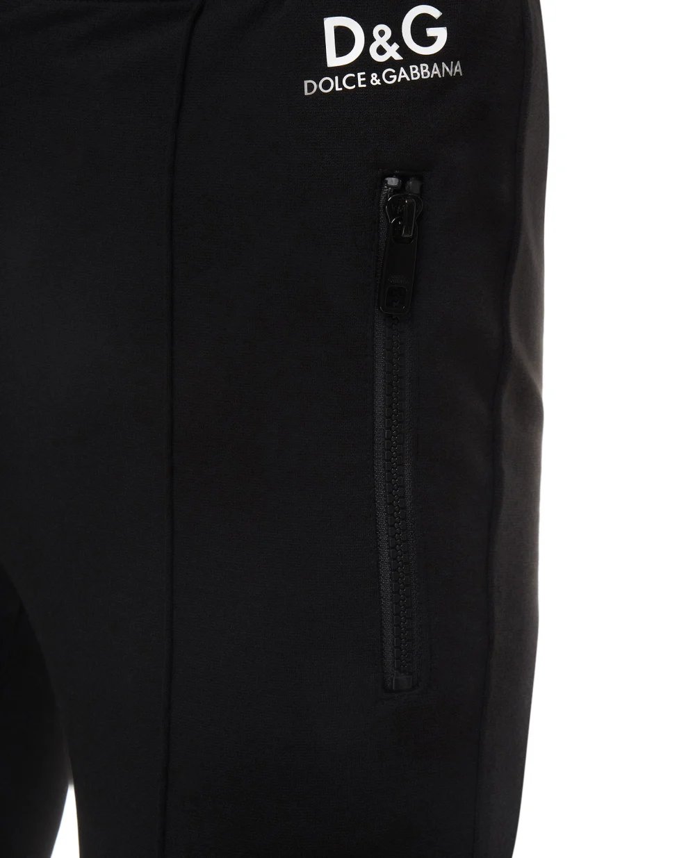 Спортивные брюки Dolce&Gabbana FTB7KT-GDO95, черный цвет • Купить в интернет-магазине Kameron