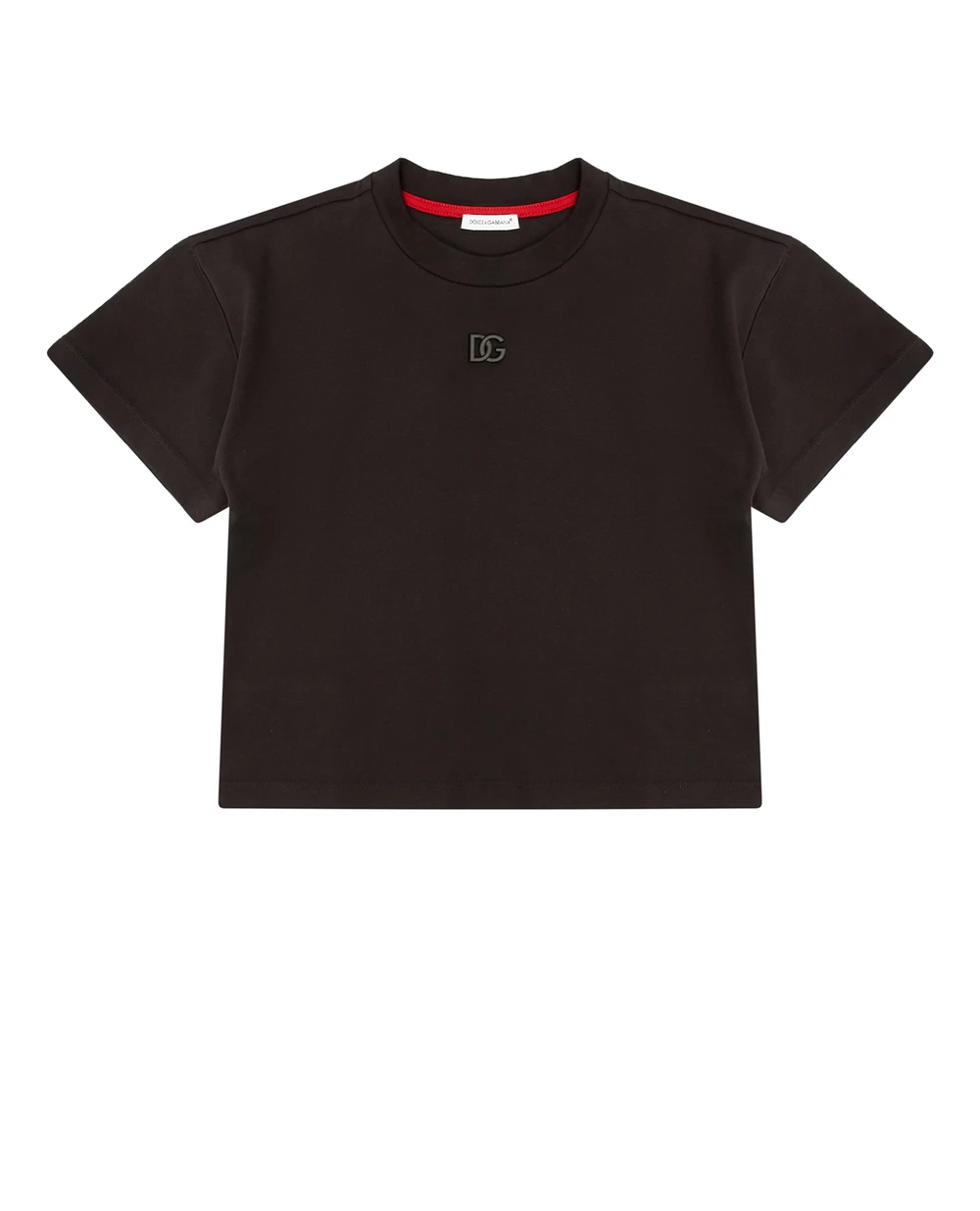 Детская футболка Dolce&Gabbana Kids L4JTDV-G7B0I-B, черный цвет • Купить в интернет-магазине Kameron