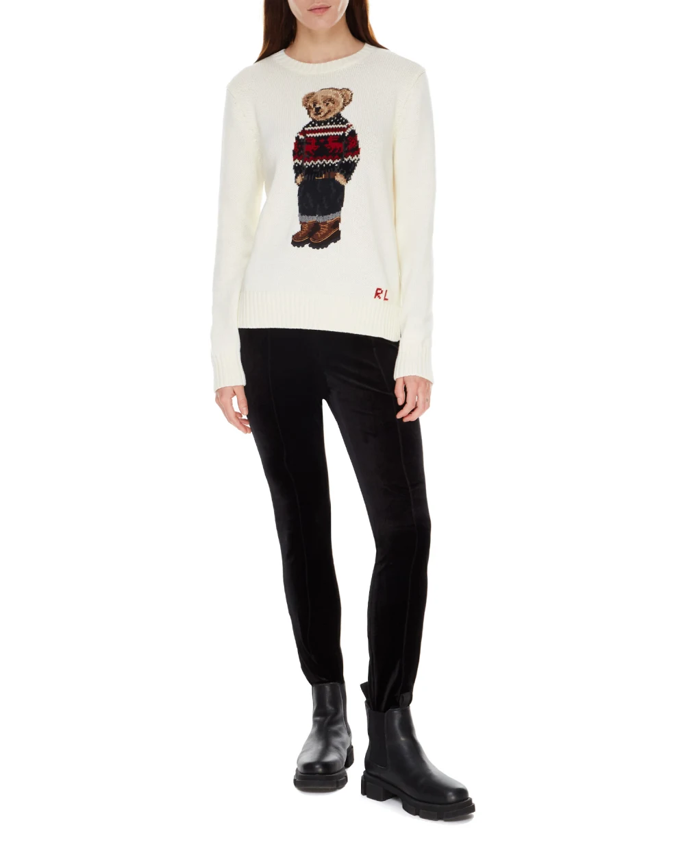 Джемпер Polo Ralph Lauren 211847029001, белый цвет • Купить в интернет-магазине Kameron