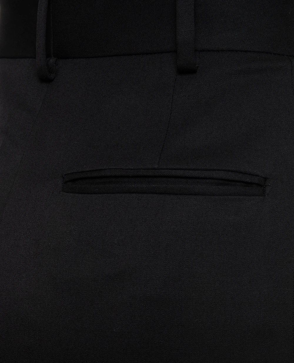 Шерстяные брюки Saint Laurent 576644-Y173Q, черный цвет • Купить в интернет-магазине Kameron