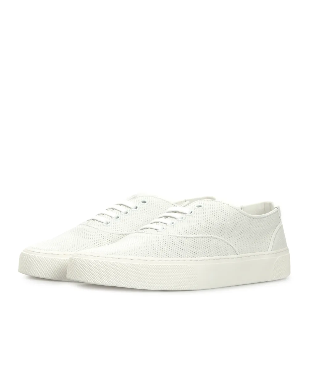 Кожаные кеды Venice Saint Laurent 584766-1JZ80, белый цвет • Купить в интернет-магазине Kameron