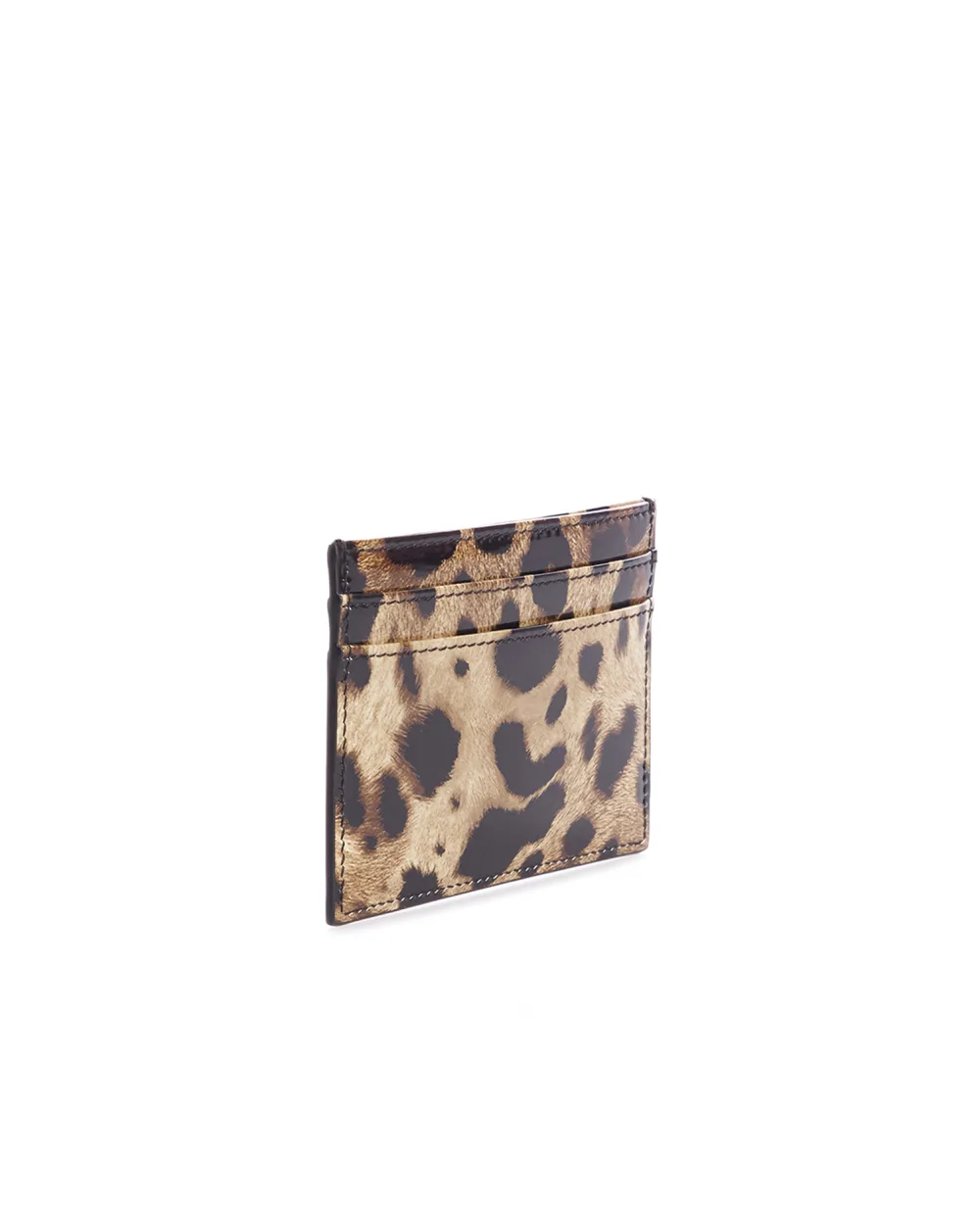 Кожаная визитница Dolce&Gabbana BI0330-AM568, коричневый цвет • Купить в интернет-магазине Kameron