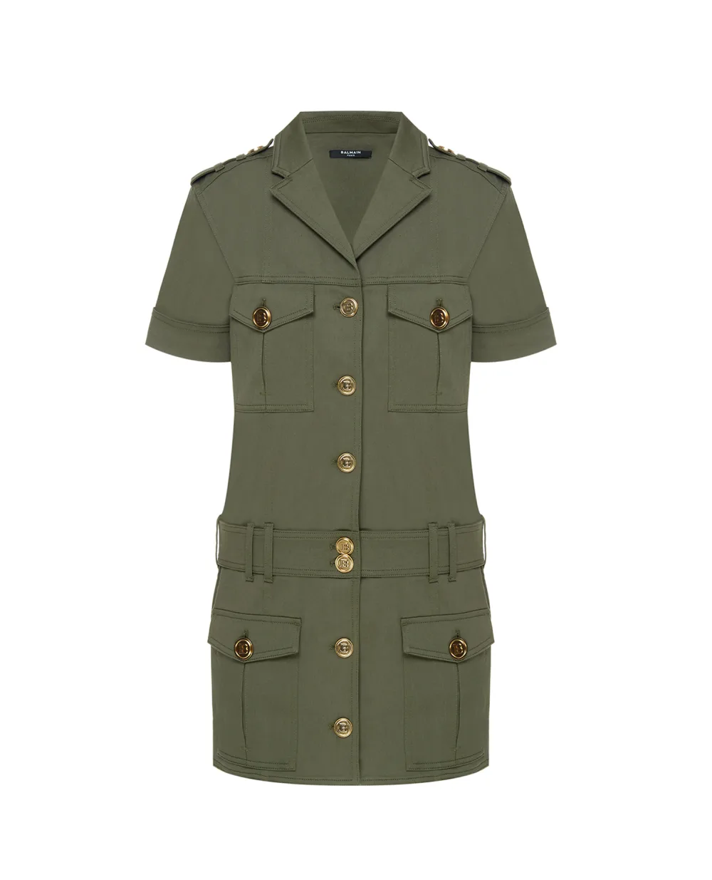 Платье Balmain VF16154D086, зеленый цвет • Купить в интернет-магазине Kameron