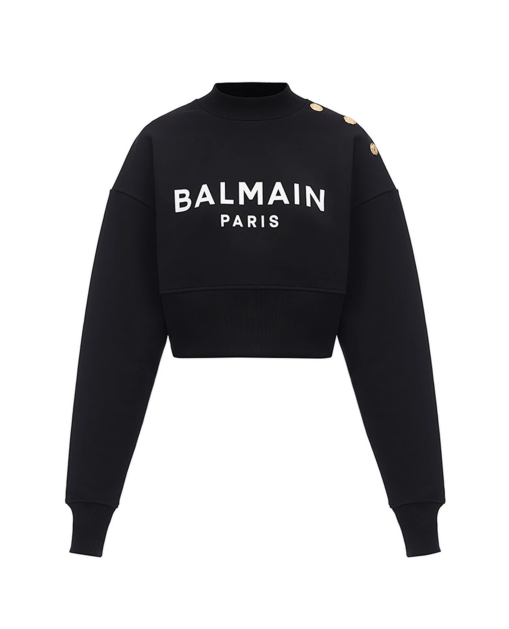 Свитшот Balmain DF1JO040BB02, черный цвет • Купить в интернет-магазине Kameron