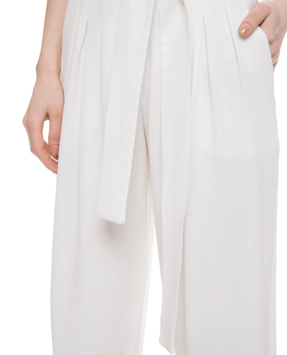 Брюки Balmain RF05332207D, белый цвет • Купить в интернет-магазине Kameron