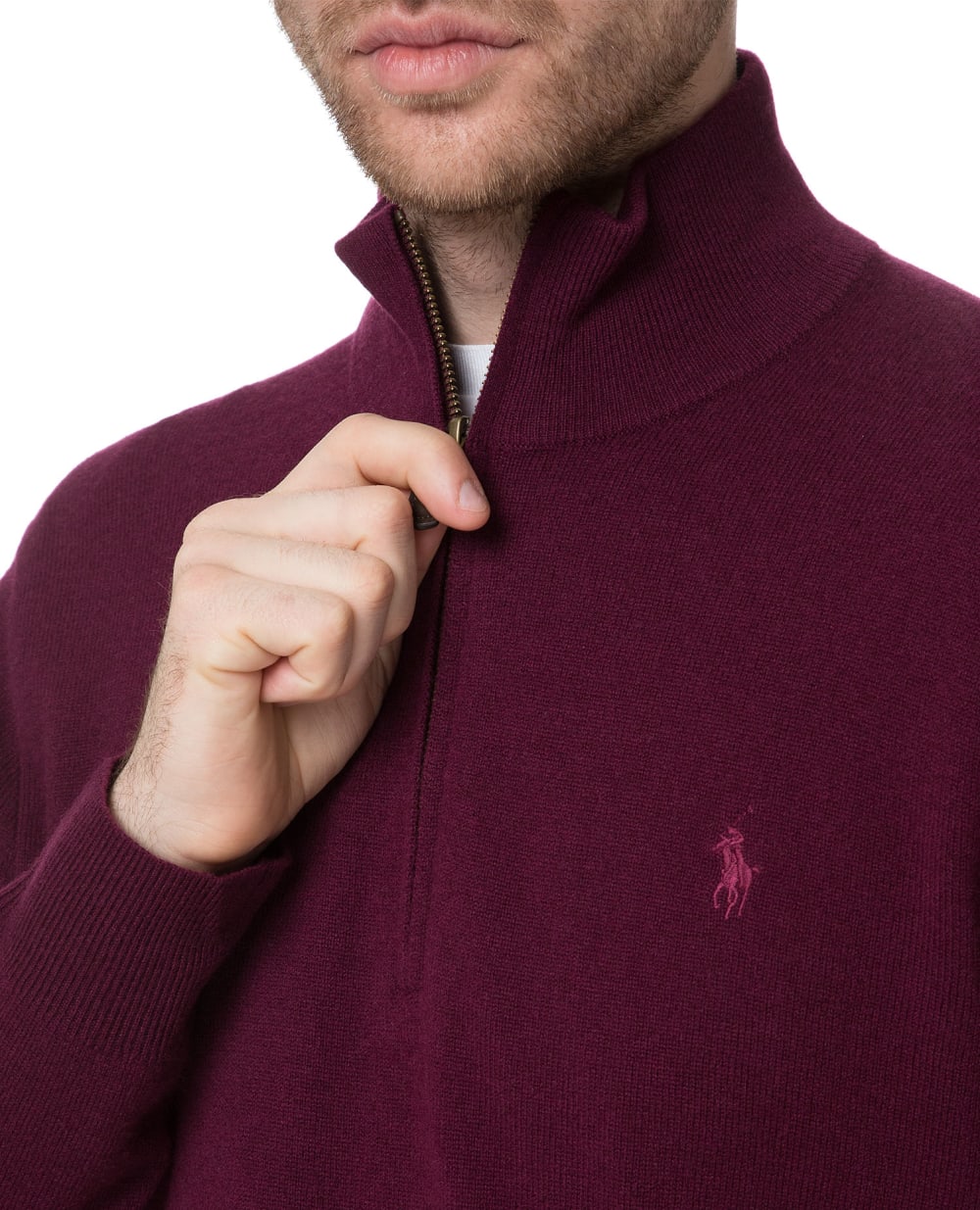 Шерстяной джемпер Polo Ralph Lauren 723053009, бордовый цвет • Купить в интернет-магазине Kameron