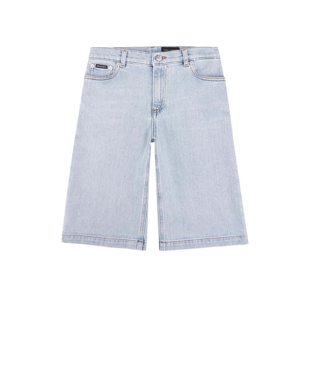 Детские шорты Dolce&Gabbana Kids L42Q96-LDC13-B, голубой цвет • Купить в интернет-магазине Kameron
