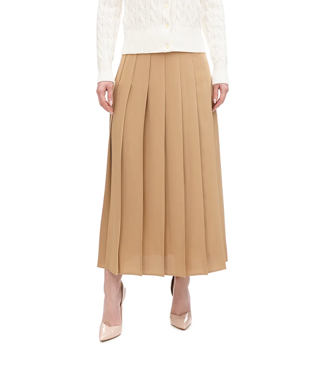 Юбка Polo Ralph Lauren 211910890001, бежевый цвет • Купить в интернет-магазине Kameron