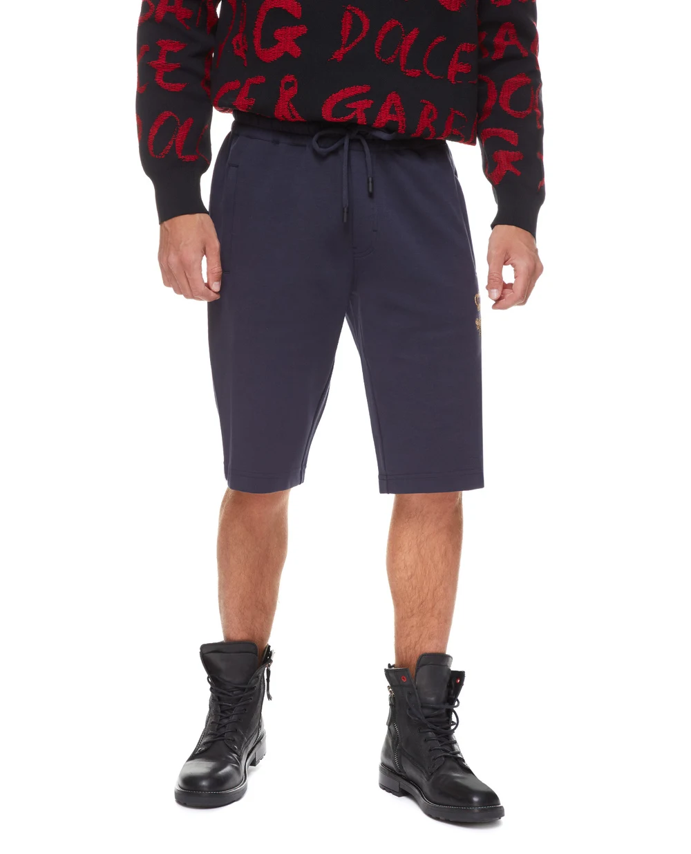 Шорты Dolce&Gabbana GWJWAZ-HU7H9-S, темно-синий цвет • Купить в интернет-магазине Kameron