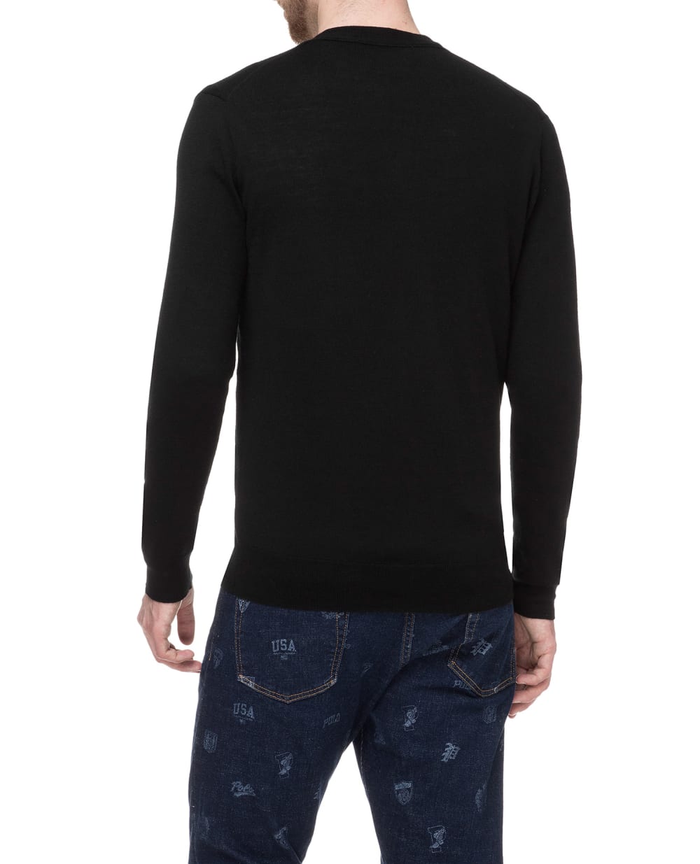 Шерстяной кардиган Polo Ralph Lauren 710763372001, черный цвет • Купить в интернет-магазине Kameron